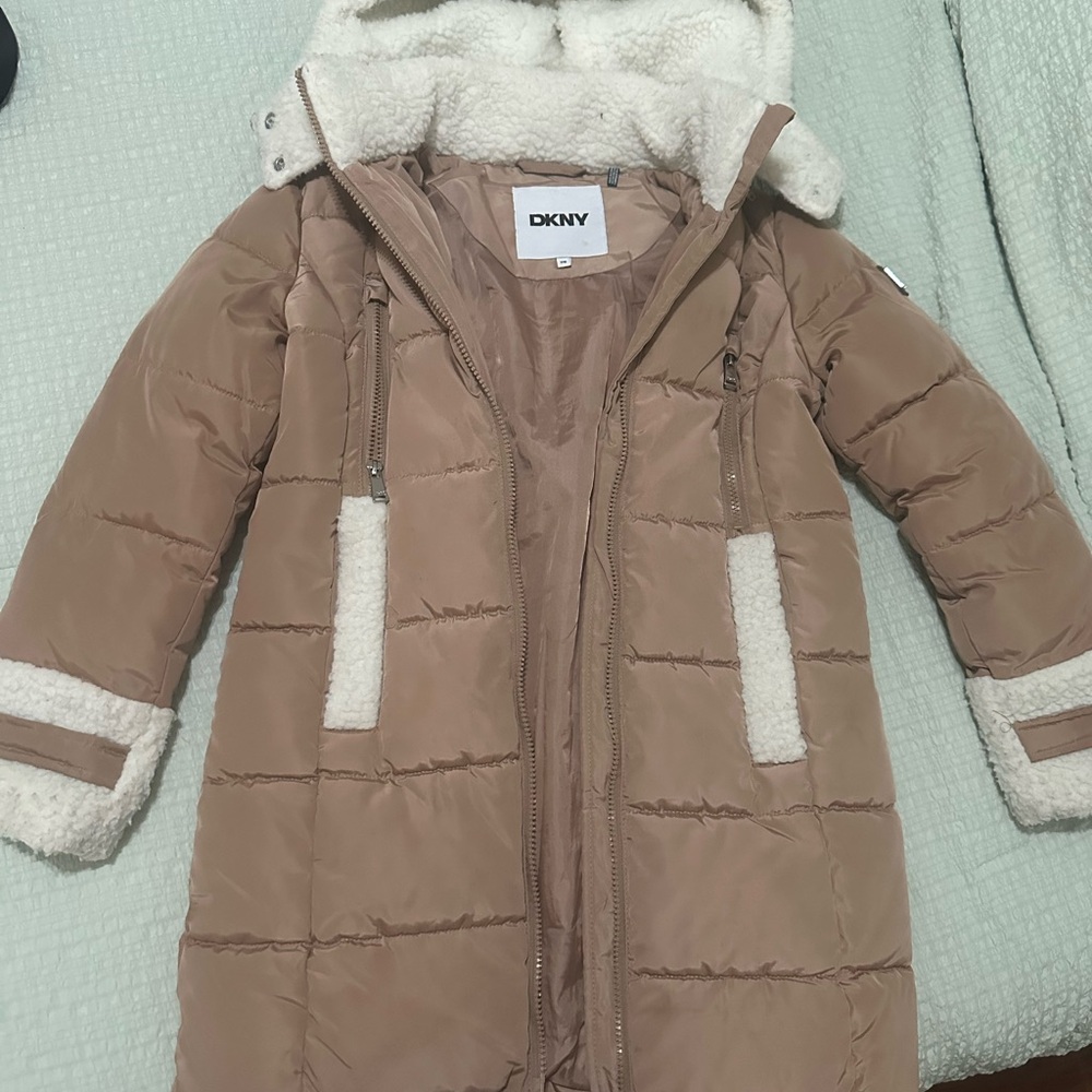 DKNY Beige Jacket with Cream Lining